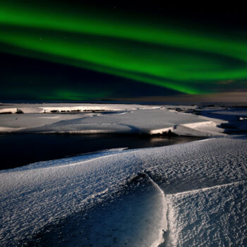 Photographie intitulée "Northern lights" par Massimo Lupidi, Œuvre d'art originale, Photographie numérique