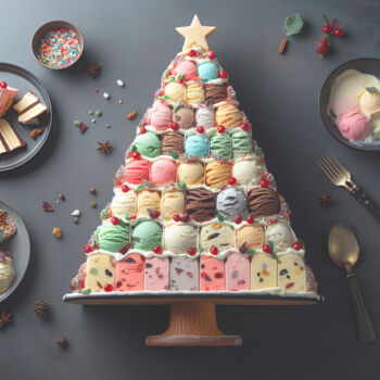 Digital Arts titled "Sweet Christmas tree" by Massimo Naibo, Original Artwork, AI generated image