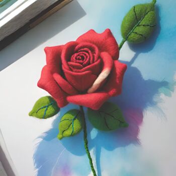 Arts numériques intitulée "Rose scent" par Massimo Naibo, Œuvre d'art originale, Image générée par l'IA