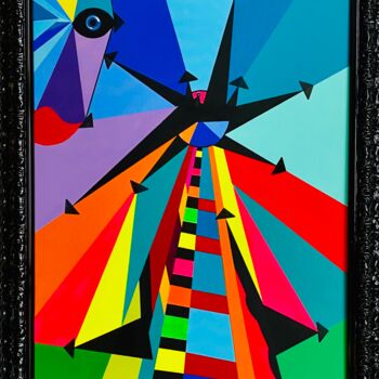 Pintura titulada "BEATRICE NEL SUO MO…" por Massimo Zerbini, Obra de arte original, Acrílico