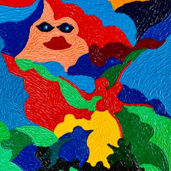 "IL BALLO" başlıklı Tablo Massimo Zerbini tarafından, Orijinal sanat, Akrilik