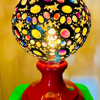 Художественная композиция под названием "LAMPADA KIRA" - Massimo Zerbini, Подлинное произведение искусства, Акрил
