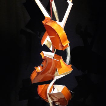 Sculpture intitulée "Inferno" par Massimo Iacovelli, Œuvre d'art originale, Bois