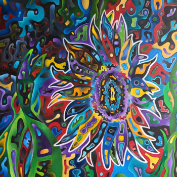 Pintura titulada "Il Girasole (N.2)" por Massimo Rubbi, Obra de arte original, Oleo