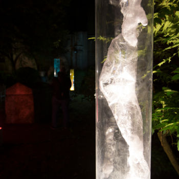 Rzeźba zatytułowany „Installation Tubes…” autorstwa Muriel Masurier-Rosset, Oryginalna praca, Inny