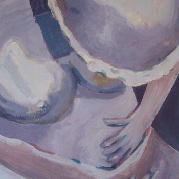 Malerei mit dem Titel "Pregnant women" von Mat Van Dillen, Original-Kunstwerk