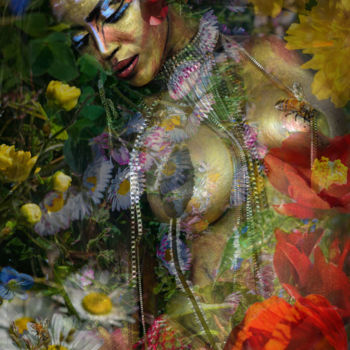 Grafika cyfrowa / sztuka generowana cyfrowo zatytułowany „Parfum de femme” autorstwa Mata, Oryginalna praca, Fotomontaż