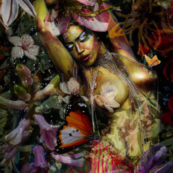 Arts numériques intitulée "Divine" par Mata, Œuvre d'art originale, Photo montage