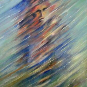 Pintura titulada "legende d'un peintr…" por Abderrahmane Abdelrafie Matallah, Obra de arte original