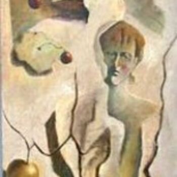 绘画 标题为“l'antique pomme” 由Abderrahmane Abdelrafie Matallah, 原创艺术品