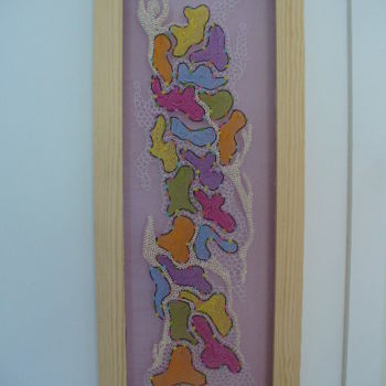 Textile Art titled "globules 2" by Ypatoum, Original Artwork