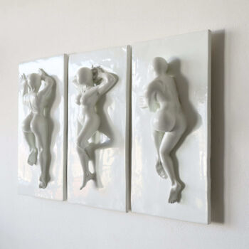 Скульптура под названием "Do Do Do" - Mathieu Vaillant, Подлинное произведение искусства, Керамика Установлен на Другая жест…