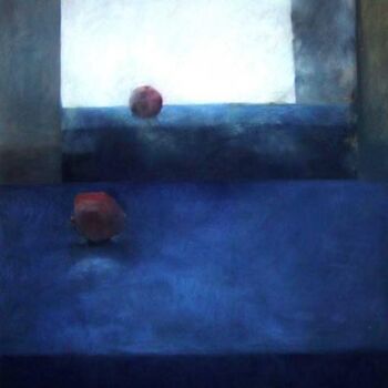 Painting titled "Bleu" by Mathieu Weemaels, Original Artwork
