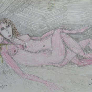 Drawing titled "Temptation of Apoca…" by Mathieu Zeitindjioglou (Mathieu Z), Original Artwork, Pencil Mounted on Plexiglass