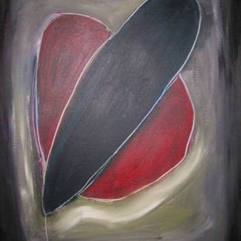 Painting titled "Anthracite" by Mathieu Fort, Original Artwork