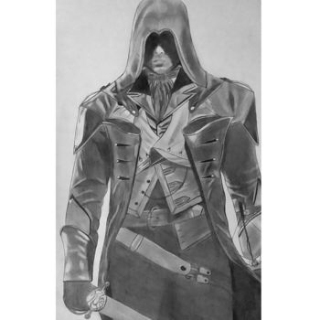 Drawing titled "Arno Assassin's cre…" by Mathilde Banas, Original Artwork, Pencil