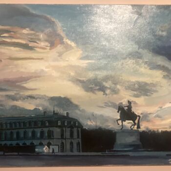 Pittura intitolato "Versailles" da Mathilde Donne, Opera d'arte originale, Olio