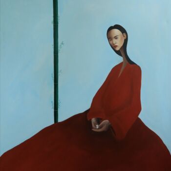Painting titled "Queendom" by Mathilde Lâm, Original Artwork, Acrylic