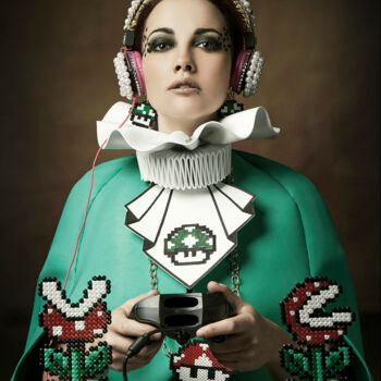 Fotografía titulada "Geek game" por Mathilde Oscar, Obra de arte original, Fotografía digital