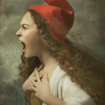 Fotografía titulada "Le cri" por Mathilde Oscar, Obra de arte original, Fotografía digital