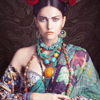 Photographie intitulée "Frida IV" par Mathilde Oscar, Œuvre d'art originale, Photographie numérique