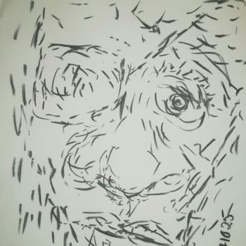 Drawing titled "Blind Eye" by Pertti Matikainen, Original Artwork, Marker