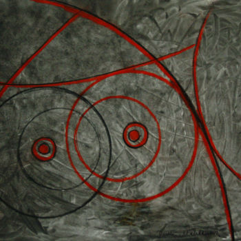 Dessin intitulée "owl-2-29x41.jpg" par Pertti Matikainen, Œuvre d'art originale, Pastel