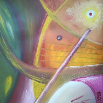 Painting titled "01wounded-61x50-160…" by Pertti Matikainen, Original Artwork, Oil