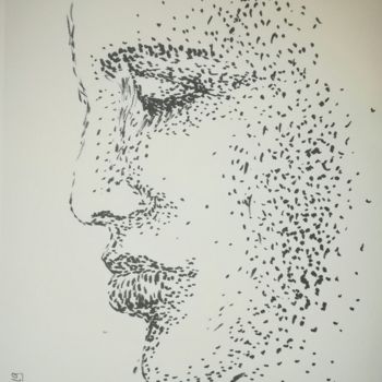 Drawing titled "Just a sample" by Pertti Matikainen, Original Artwork, Marker