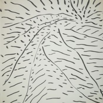 Drawing titled "chosen-tracks-18091…" by Pertti Matikainen, Original Artwork, Marker