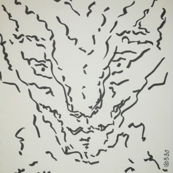 Drawing titled "pictures-from-other…" by Pertti Matikainen, Original Artwork, Marker