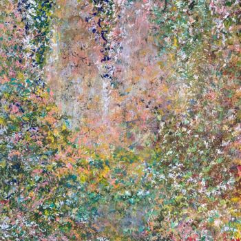 Картина под названием "ИЮЛЬ." - Матильда Соболевская, Подлинное произведение искусства, Акрил