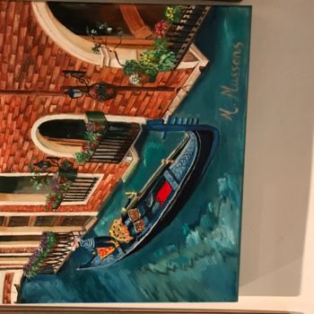 Painting titled "Venecia" by Matilde Mussons, Original Artwork, Oil