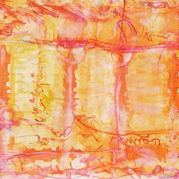 Schilderij getiteld "Original Abstract p…" door Matilde Cánepa González, Origineel Kunstwerk, Aquarel