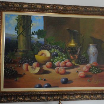Painting titled "Fartura" by Maria Helena Matos, Original Artwork, Oil