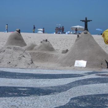 Fotografia intitulada "CHATEAU DE SABLE _…" por Gigi Goron, Obras de arte originais