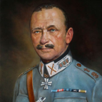 Peinture intitulée "Portrait of baron G…" par Yuriy Matrosov, Œuvre d'art originale, Huile
