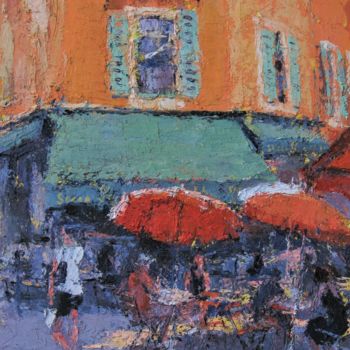 Painting titled "6f-vieux-nice-2016-…" by Toshio Matsuda, Original Artwork, Oil