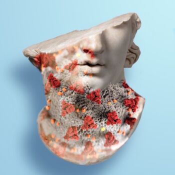 Incisioni, stampe intitolato "Disease in decay" da Matteo Bona, Opera d'arte originale, Stampa digitale