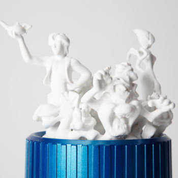 Skulptur mit dem Titel "Flash Light" von Matteo Peretti, Original-Kunstwerk, Gemischte Medien