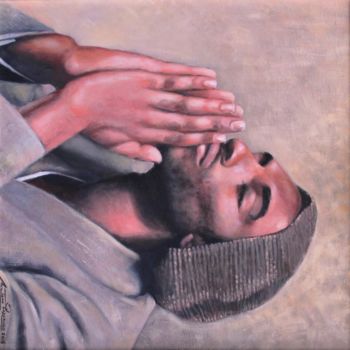 Pittura intitolato "PRAYER" da Matteo Pezzano Mp Pittore, Opera d'arte originale, Acrilico
