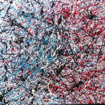 Painting titled "N. 3" by Matteo Zanardi, Original Artwork, Enamel