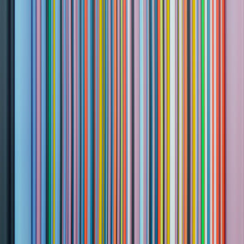 Фотография под названием "Abstrait - Colonnes…" - Matthieu Lê, Подлинное произведение искусства, Цифровая фотография