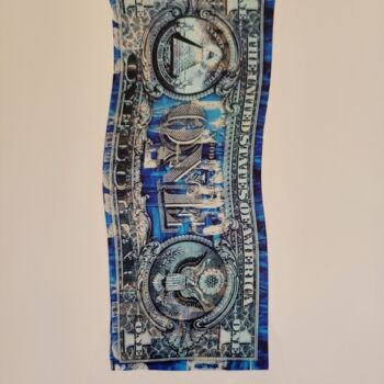 "One dollar psalm 118" başlıklı Baskıresim Matthieu Mineo tarafından, Orijinal sanat, Monotip Plastik cam üzerine monte edil…