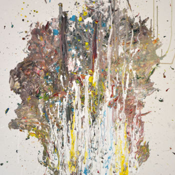 Pittura intitolato "Untitled 2 2019" da Bibs, Opera d'arte originale, Acrilico