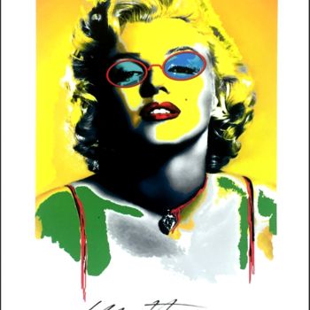 Malerei mit dem Titel "Mattoni - Marilyn -…" von Mattoni, Original-Kunstwerk, Tinte