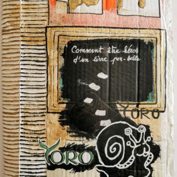 Collages titled "Comment être héros…" by Maty, Original Artwork, Collages