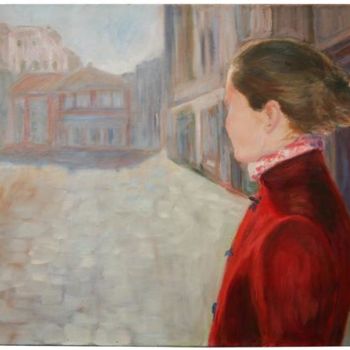 Peinture intitulée "Piazza" par Matzneva, Œuvre d'art originale