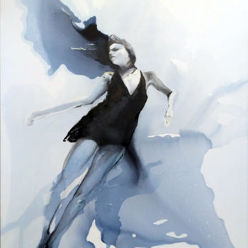 Drawing titled "danse aquatique" by Maude Ovize, Original Artwork