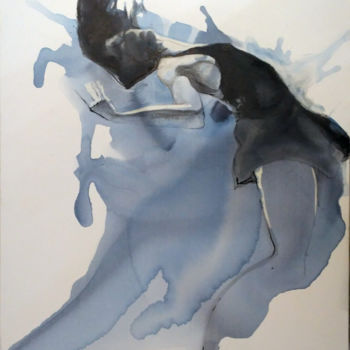 Desenho intitulada "lâcher prise" por Maude Ovize, Obras de arte originais, Tinta